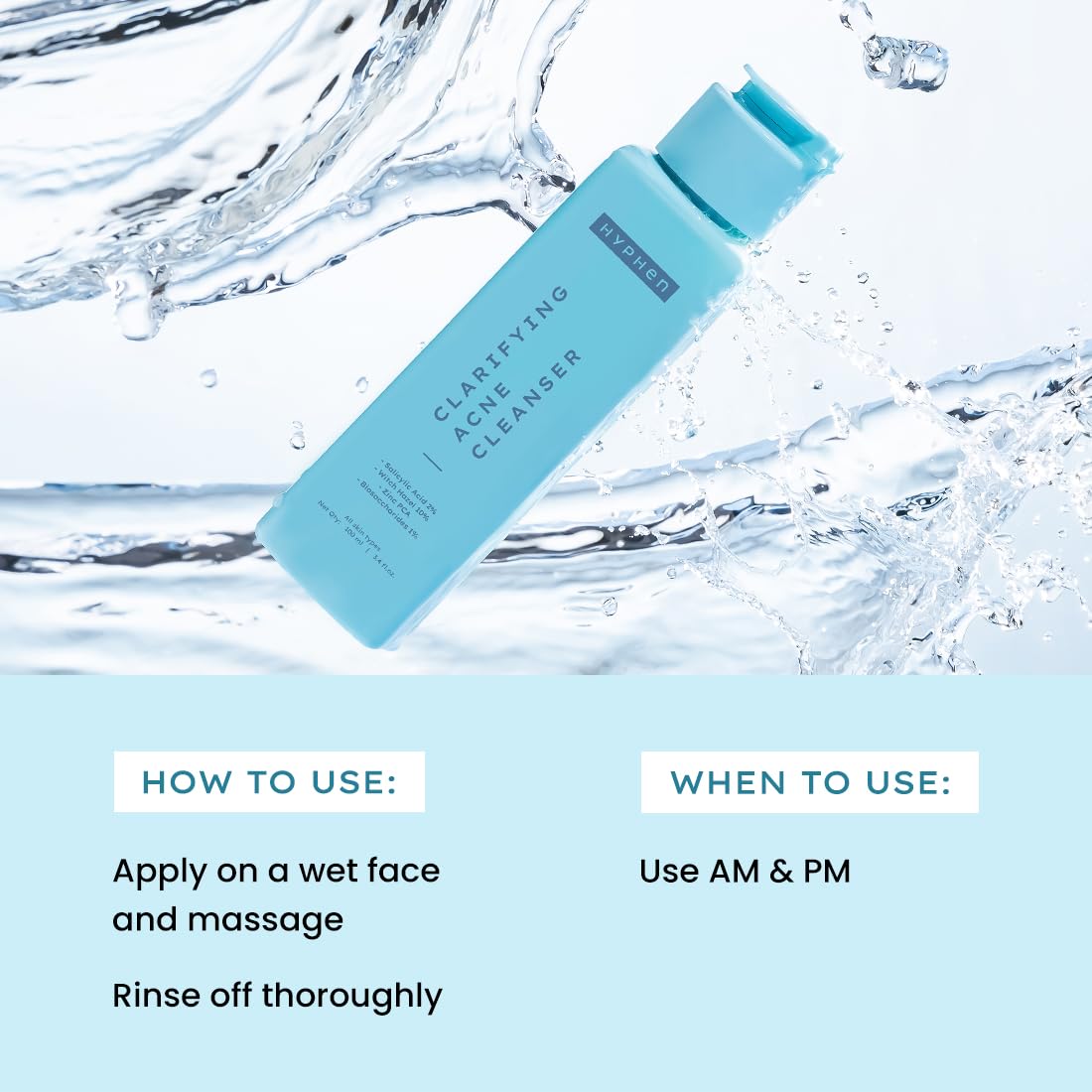 Hyphen Clarifying Acne Face Wash - 100ml