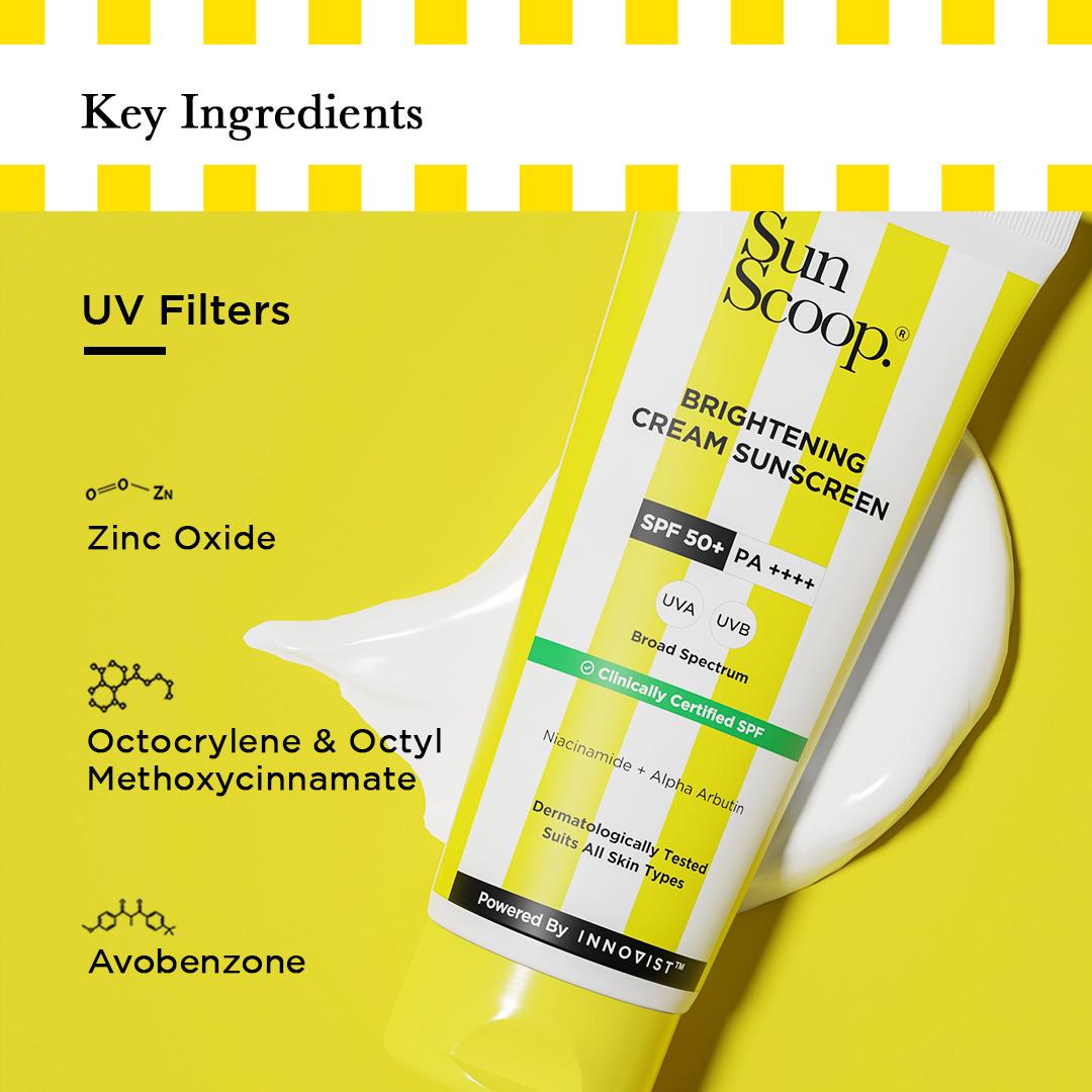 Sunscoop Skin Brightening Sunscreen SPF 50 PA++++ (45g)