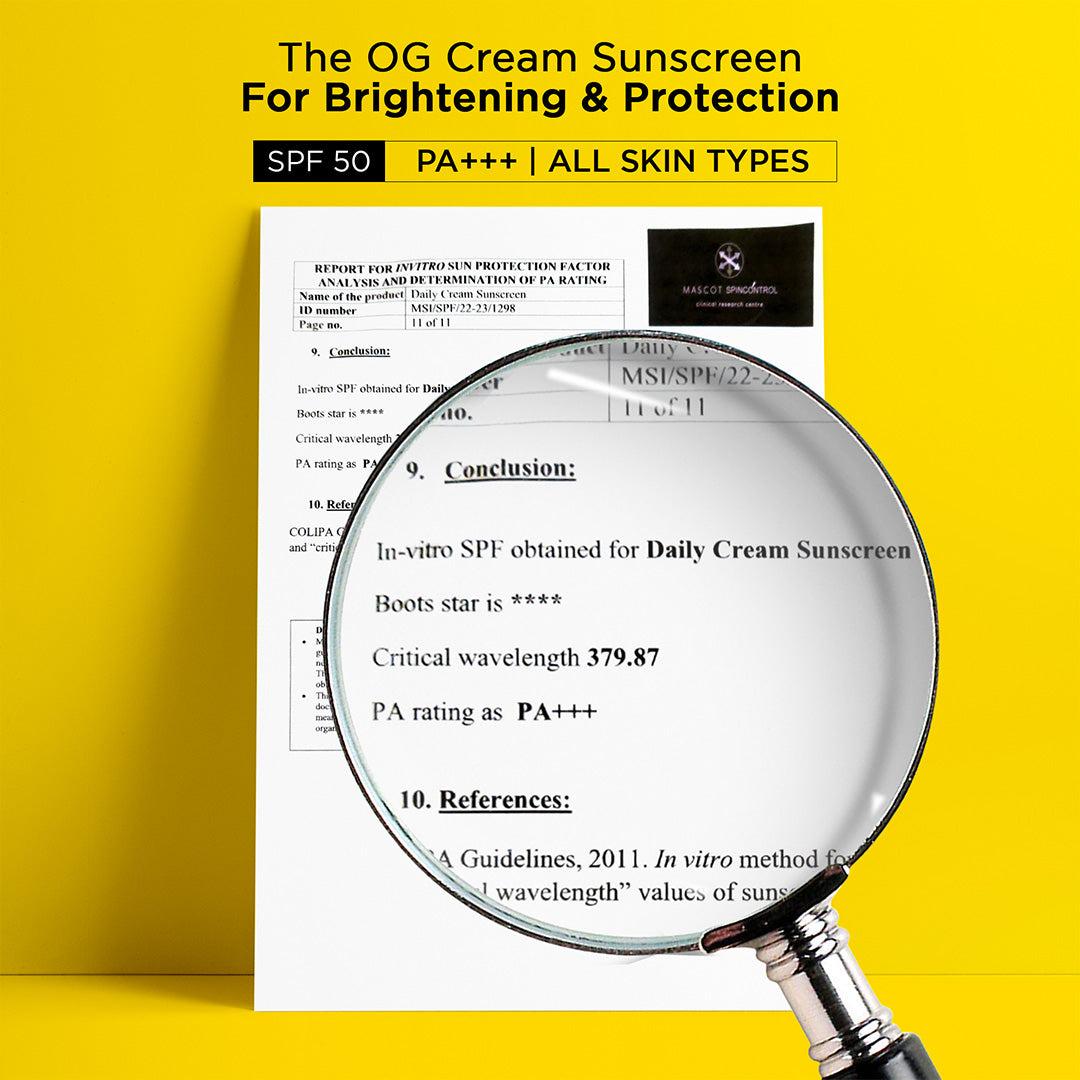 Sunscoop Skin Brightening Sunscreen SPF 50 PA++++ (45g)