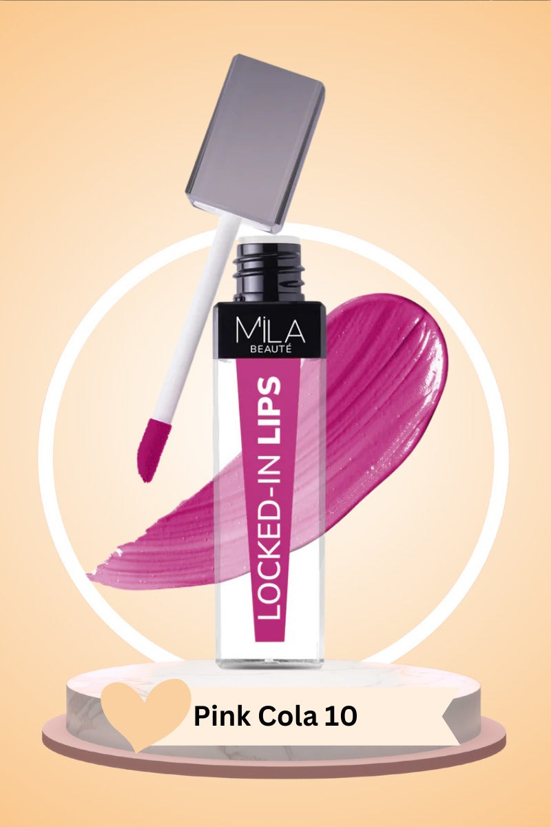 Mila Beaute 12Hr Non Transfer Locked-in Liquid Lipstick