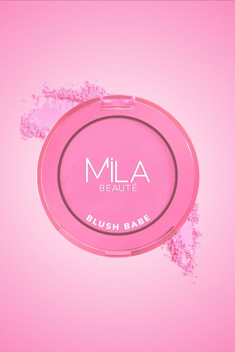 Mila Beaute Matte Finish Blush Babe Powder Blush