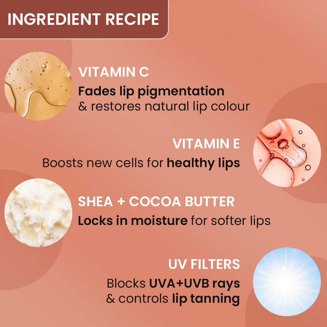 Dot & Key Vitamin C + E Gloss Boss Lip Balm In-Vivo Tested SPF 50+ PA+++ - Cocoa Mint Low Tinted
