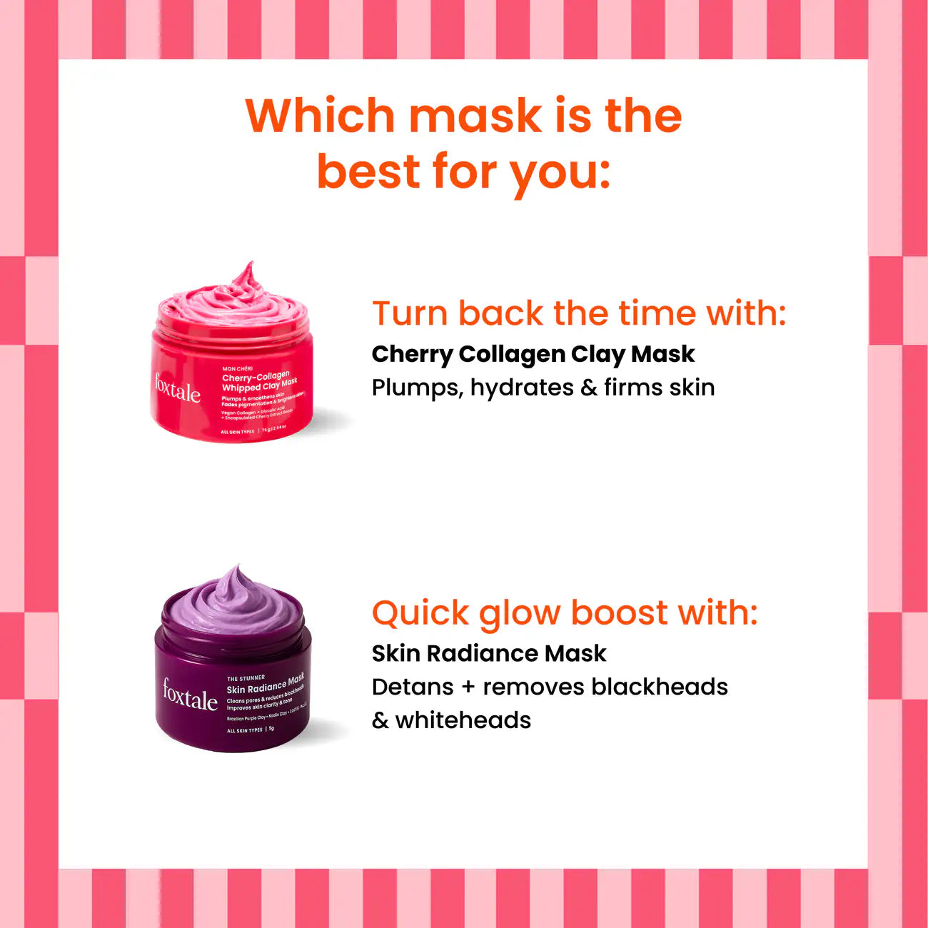 Foxtale Cherry-Collagen Clay Mask