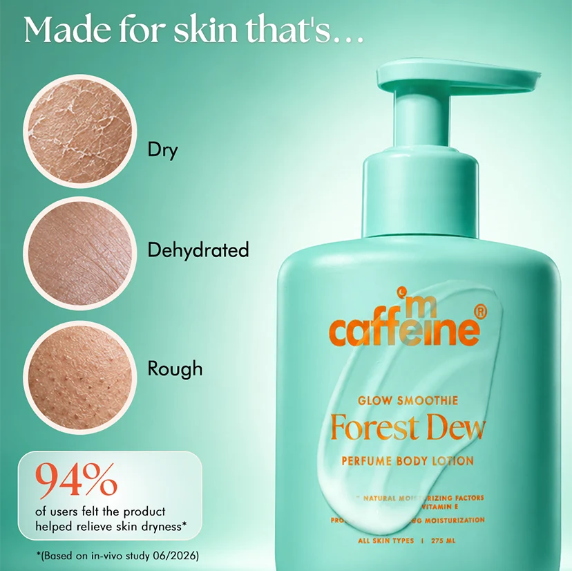 Mcaffeine Forest Dew Serum Perfume Body Lotion + Sage Wood Serum Perfume Body Lotion (combo)