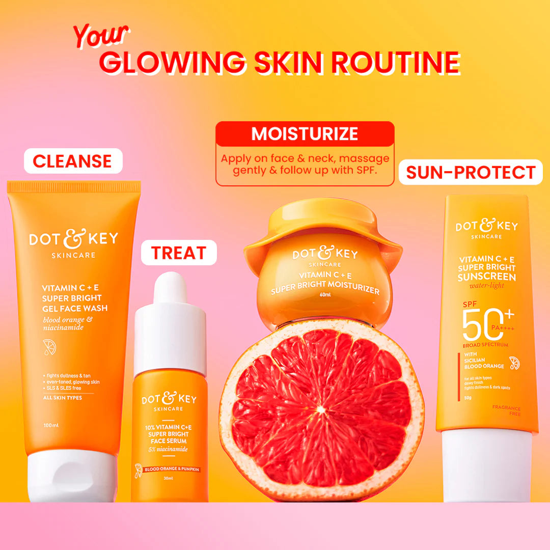 Dot & Key Strawberry Dew Tinted Sunscreen 01 Porcelain + Vitamin C + E Moisturizer