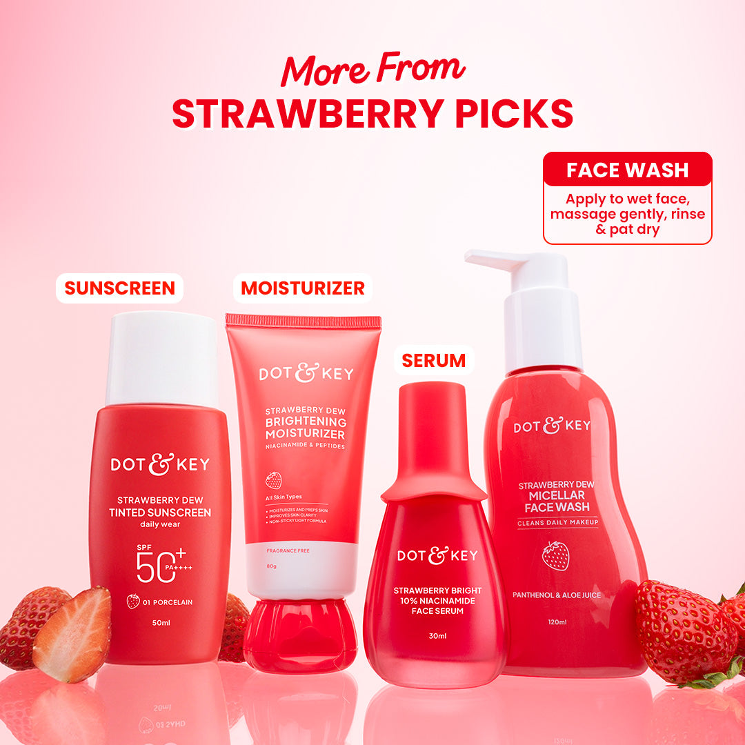 Dot & Key Strawberry Dew Micellar Face Wash - 120ml