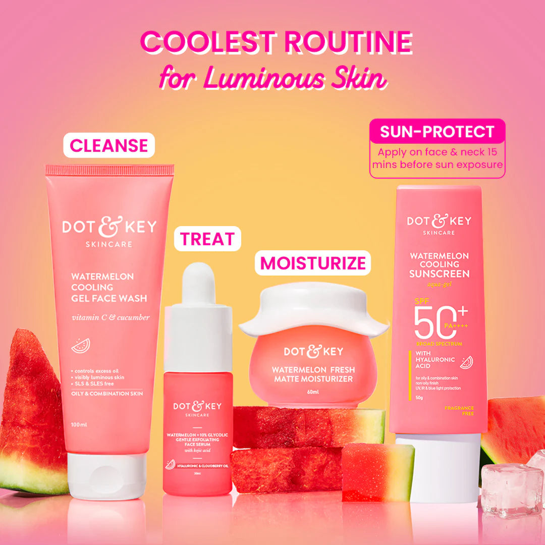 Dot & Key Watermelon body sunscreen + watermelon cooling sunscreen (50g)