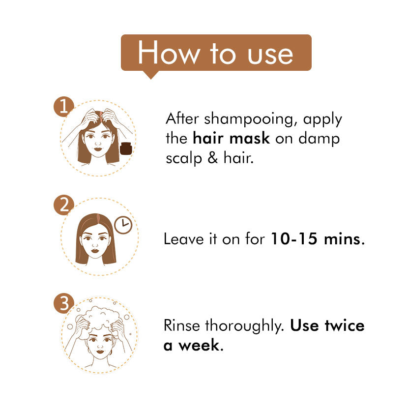 mCaffeine Coffee Hair Mask With Pro Vitamin B5 - 200g