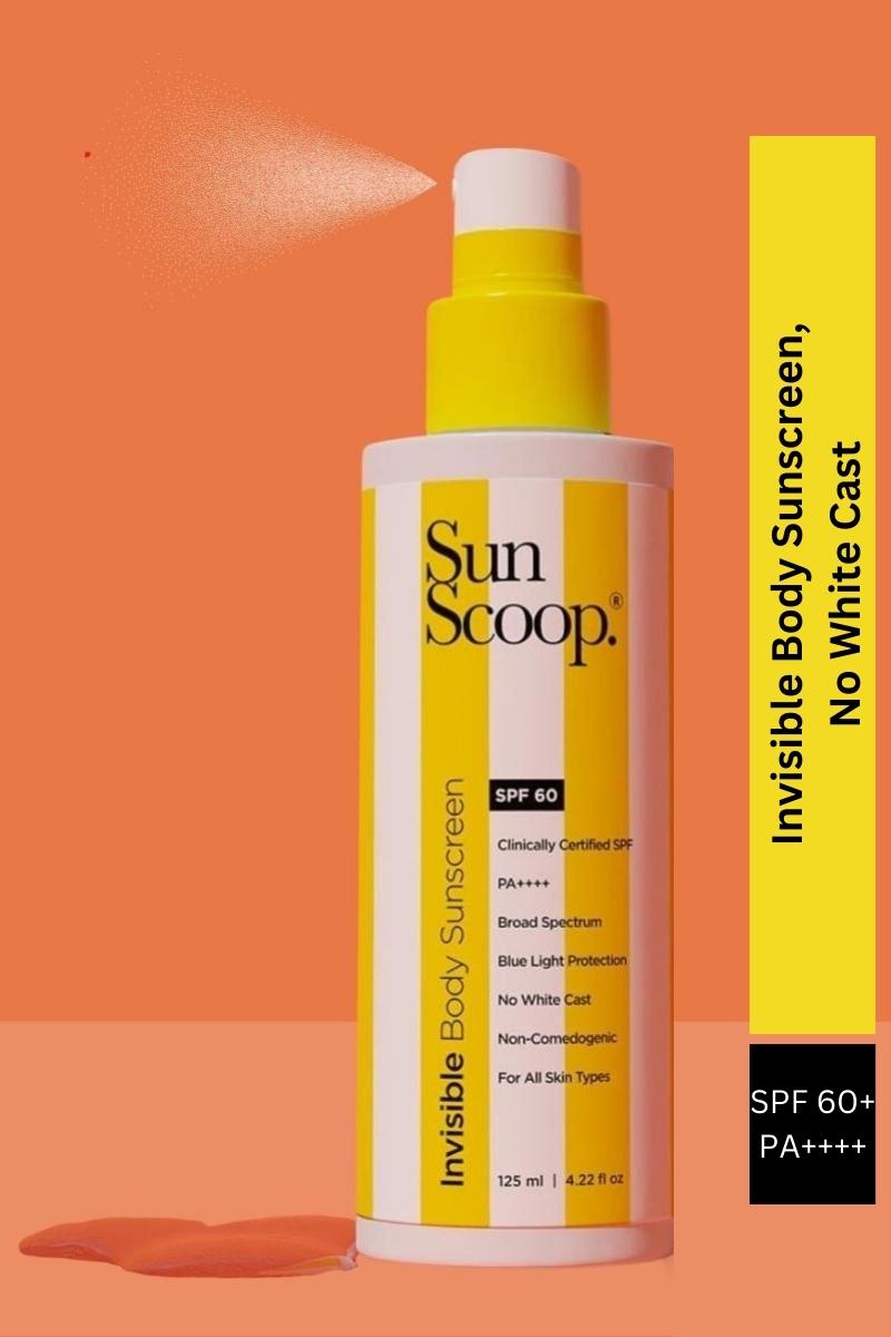 Sunscoop Invisible Sunscreen Spray SPF 60 PA++++ (125ml)