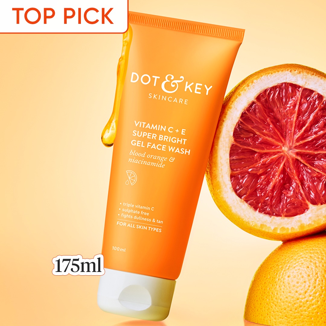 Dot & Key Vitamin C + E Super Bright Gel Face Wash - 175ml