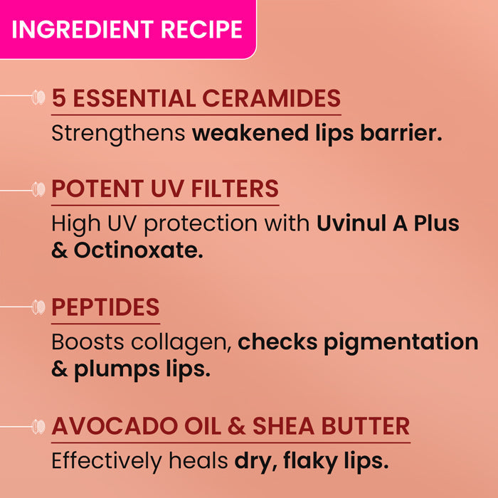 Dot & Key Ceramide & Peptide Lip Balm SPF 50