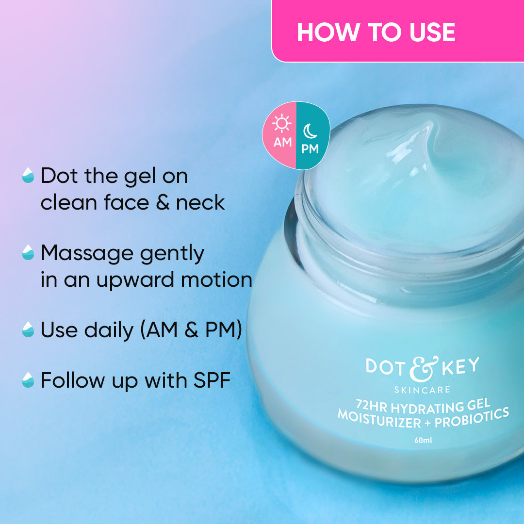 Dot & Key 72HR Hydrating Gel Moisturizer Pack of 2 - 120ml
