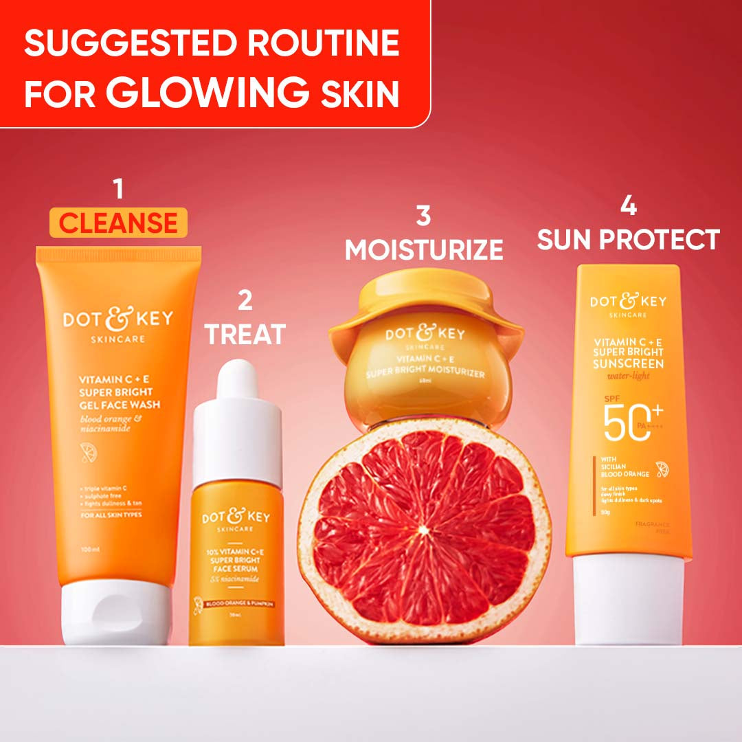 Dot & Key Vitamin C Gel Face Wash - Pack of 2 - 350ml