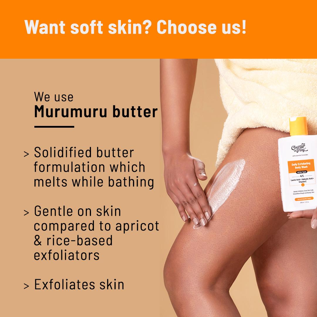Chemist at Play Exfoliating Body Wash & Peach Roll On