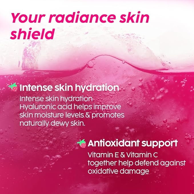 Plix Skin Glow Glutathione Tablets (Strawberry, Pack of 2)