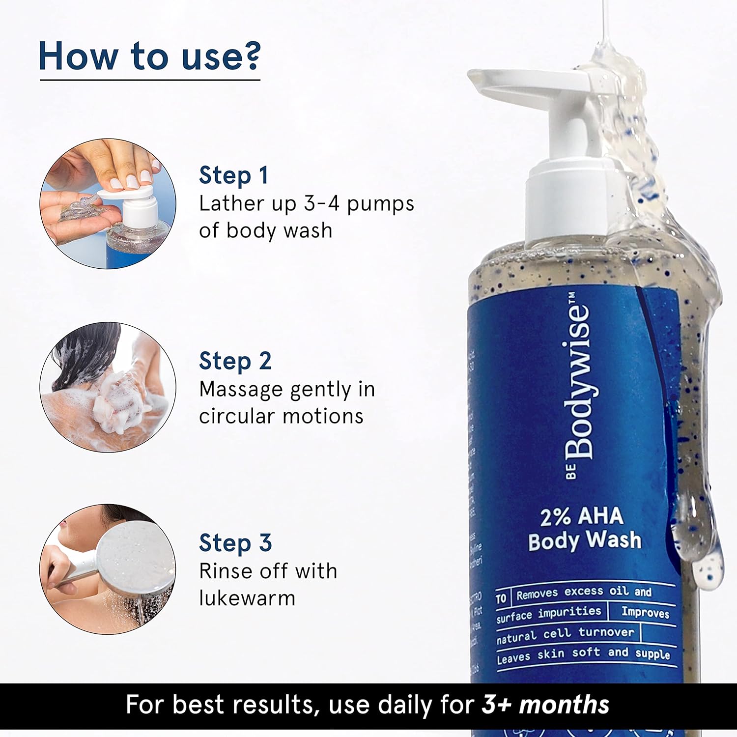 Be Bodywise 2% AHA Body Wash
