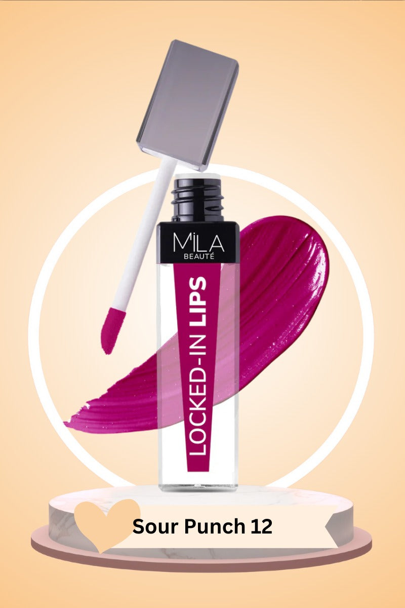 Mila Beaute 12Hr Non Transfer Locked-in Liquid Lipstick