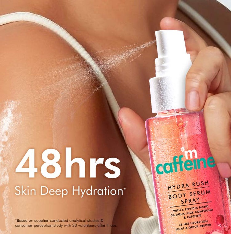 mCaffeine Hydra Rush Body Serum Spray - Crushed Berries
