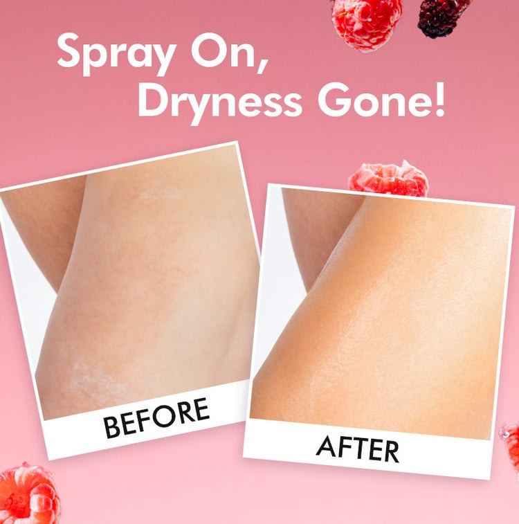 mCaffeine Hydra Rush Body Serum Spray - Crushed Berries