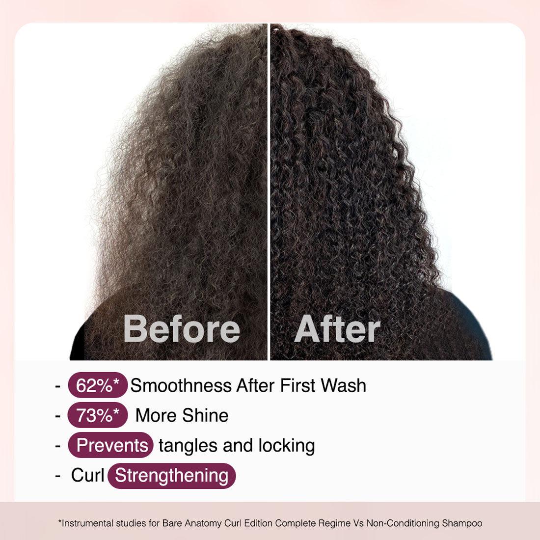 Bare Anatomy Curl Defining Kit- Shampoo Leave-in Conditioner Mask & Gel