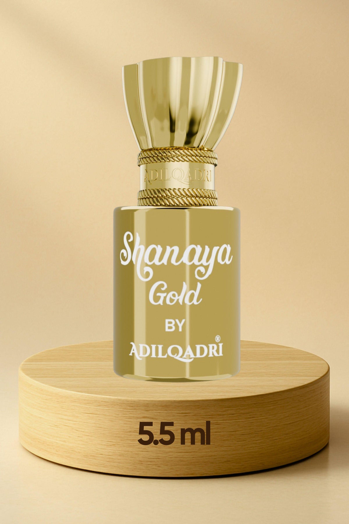 AdilQadri Shanaya Gold Luxury Gourmand Attar Perfume - Pack of 1 (5.5ml)