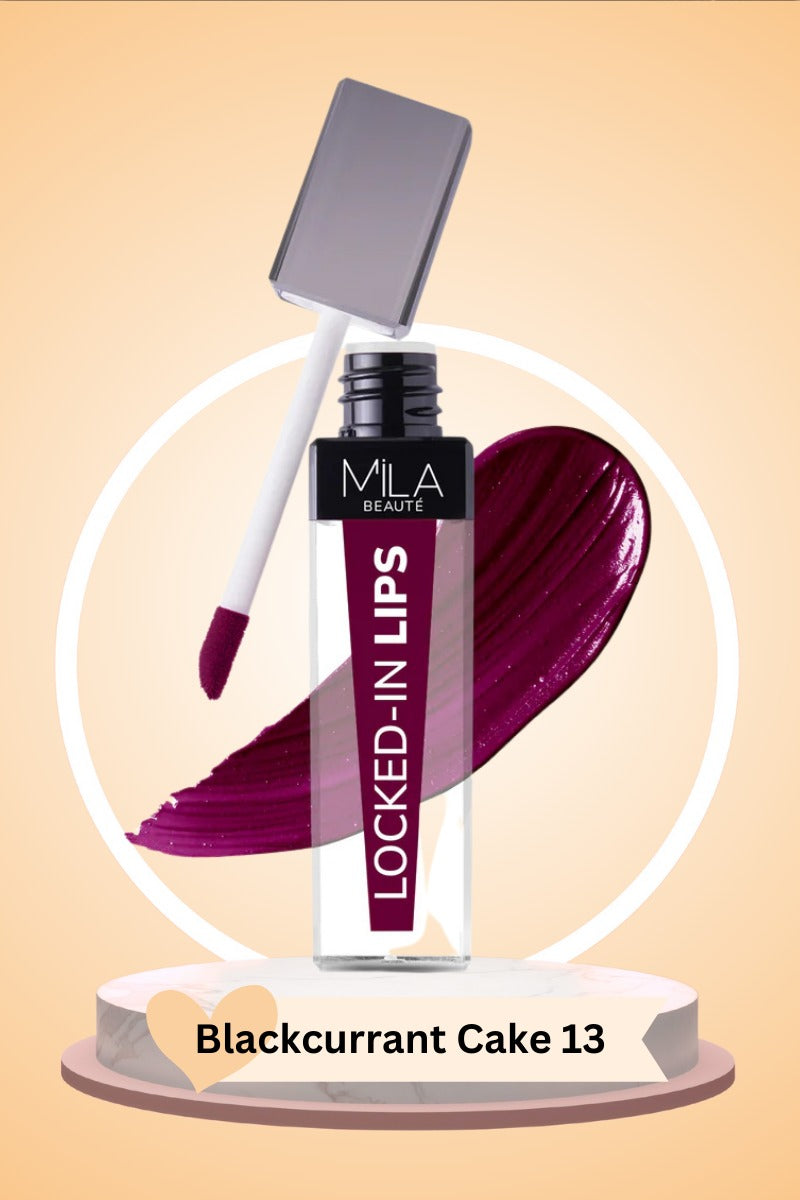 Mila Beaute 12Hr Non Transfer Locked-in Liquid Lipstick