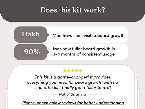 Man Matters Beard Growth Kit for Low Beard