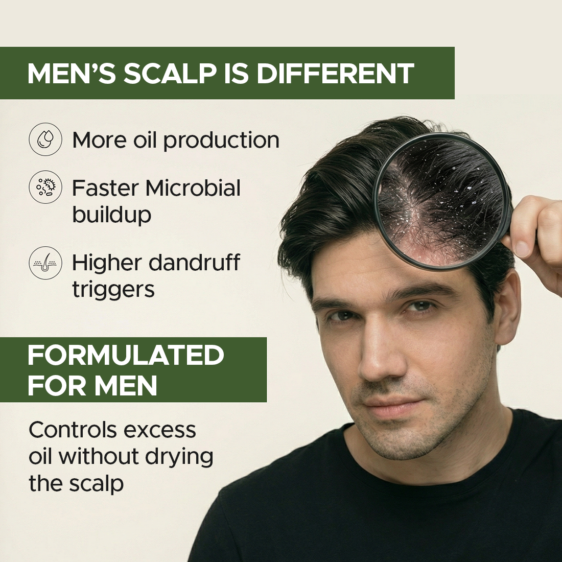 The Man Company Anti-Dandruff Shampoo for Men - 100ml