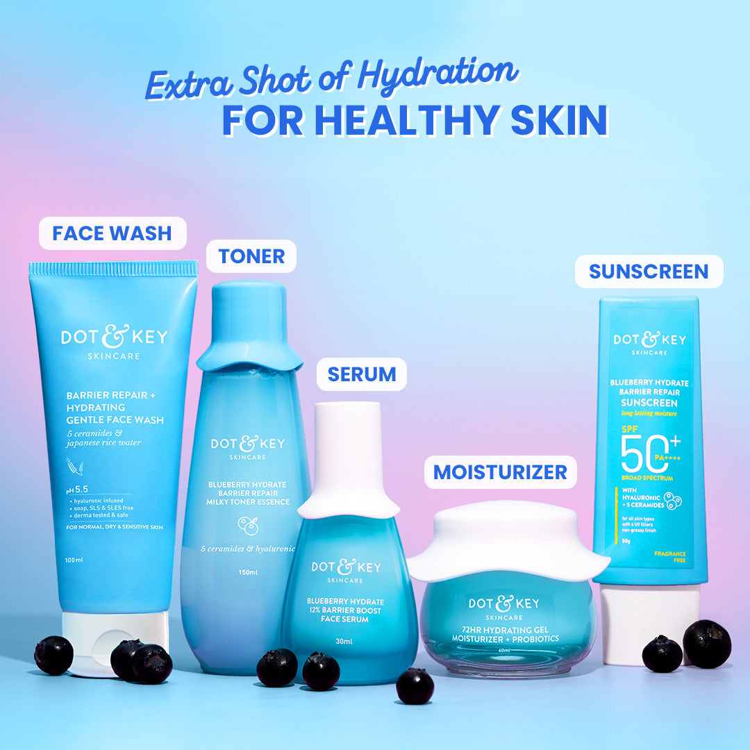 Dot & Key Blueberry Hydrate Barrier Repair Milk Face Toner - 150ml