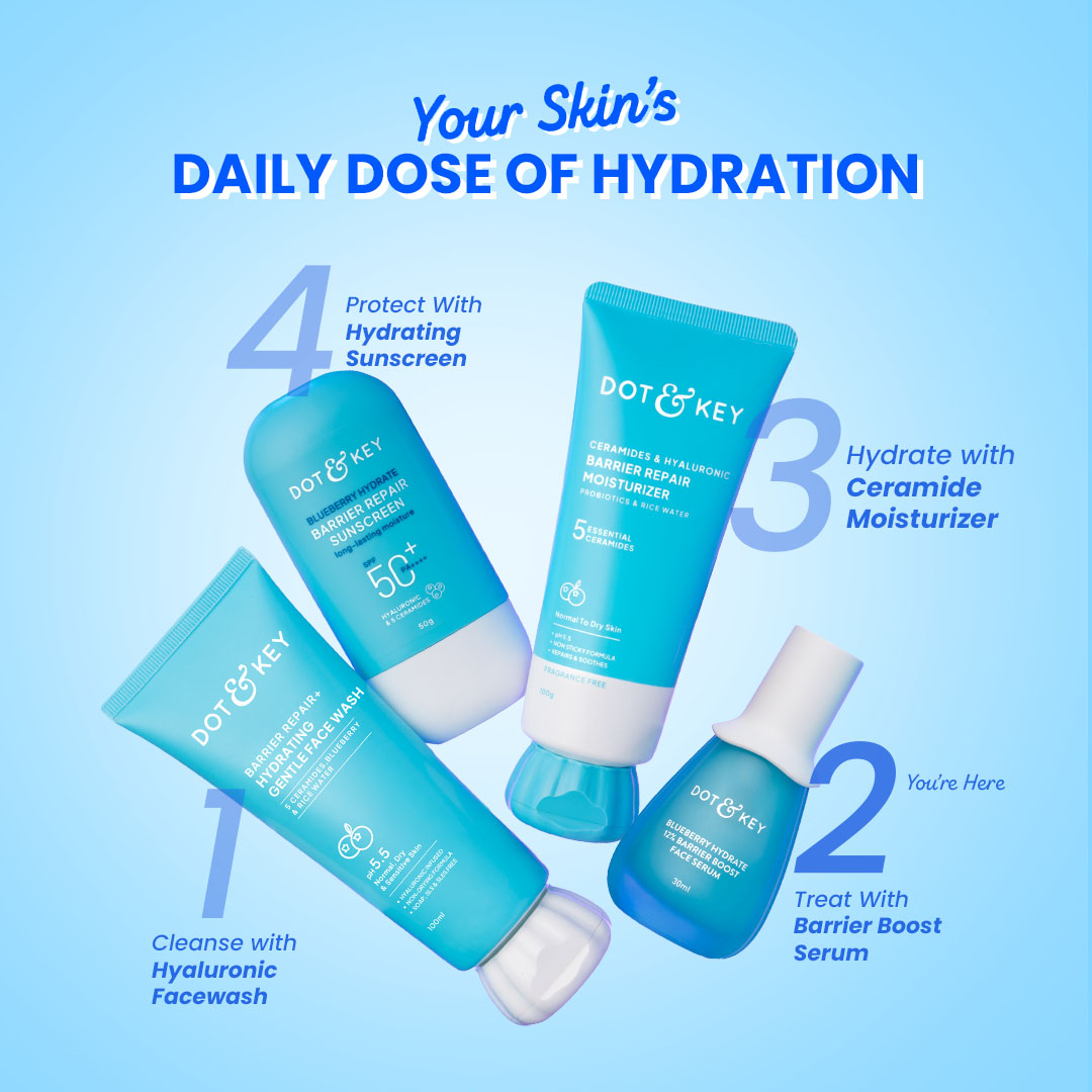 Dot & Key Blueberry Hydrate 12% Barrier Boost Face Serum - 30ml