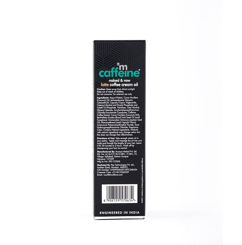 mCaffeine Damage Repair Latte Shampoo With Coconut Milk - 250ml