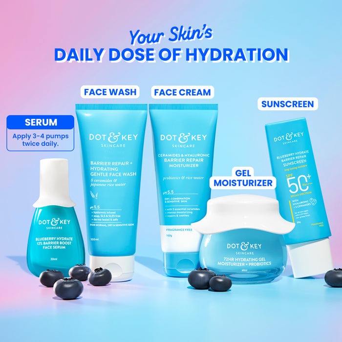 Dot & Key Blueberry Hydrate 12% Barrier Boost Face Serum - 30ml