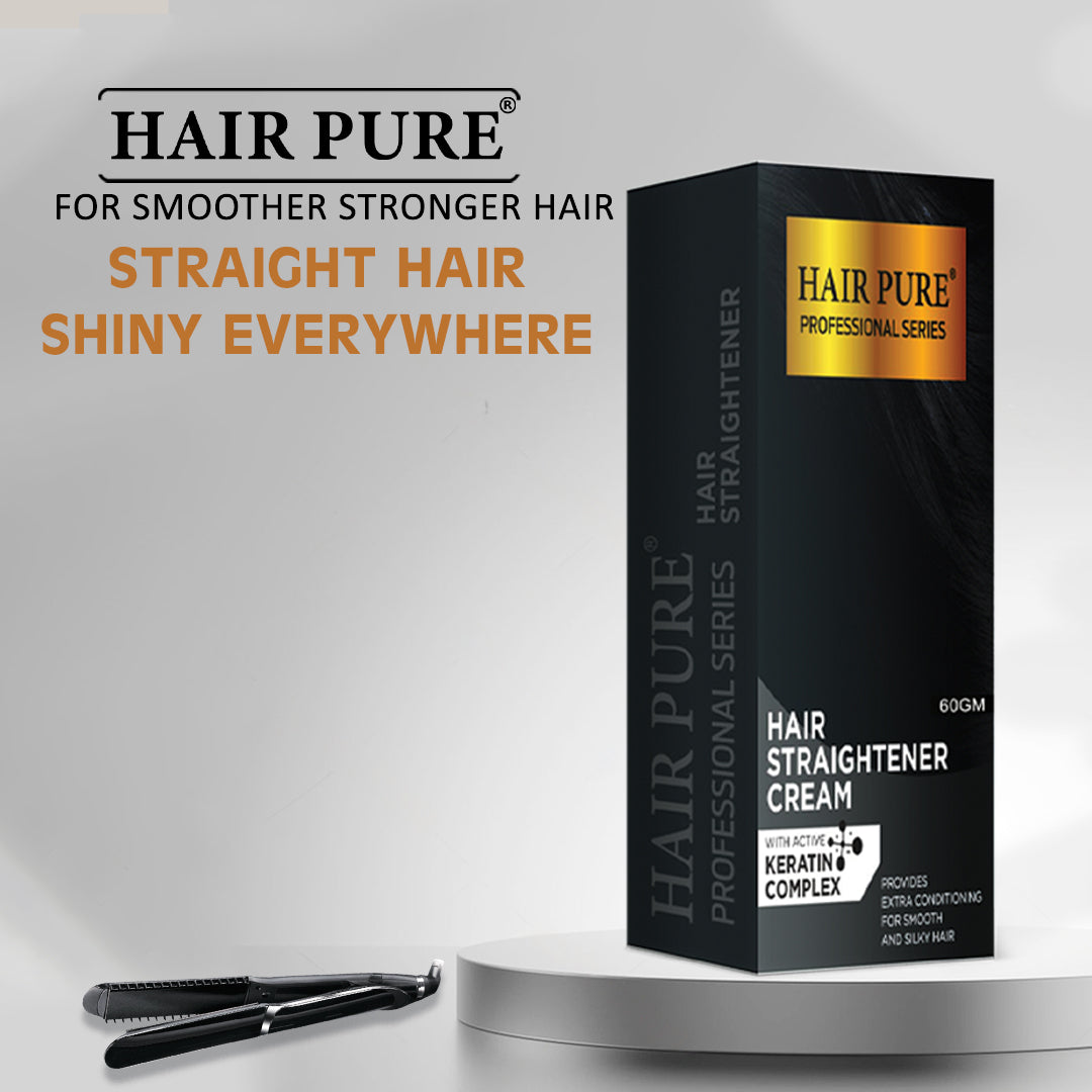 Redifyn Hair Pure Keratin Hair Straightening Kit (Hair Straightener Cream & Neutralizing Cream 60ml)