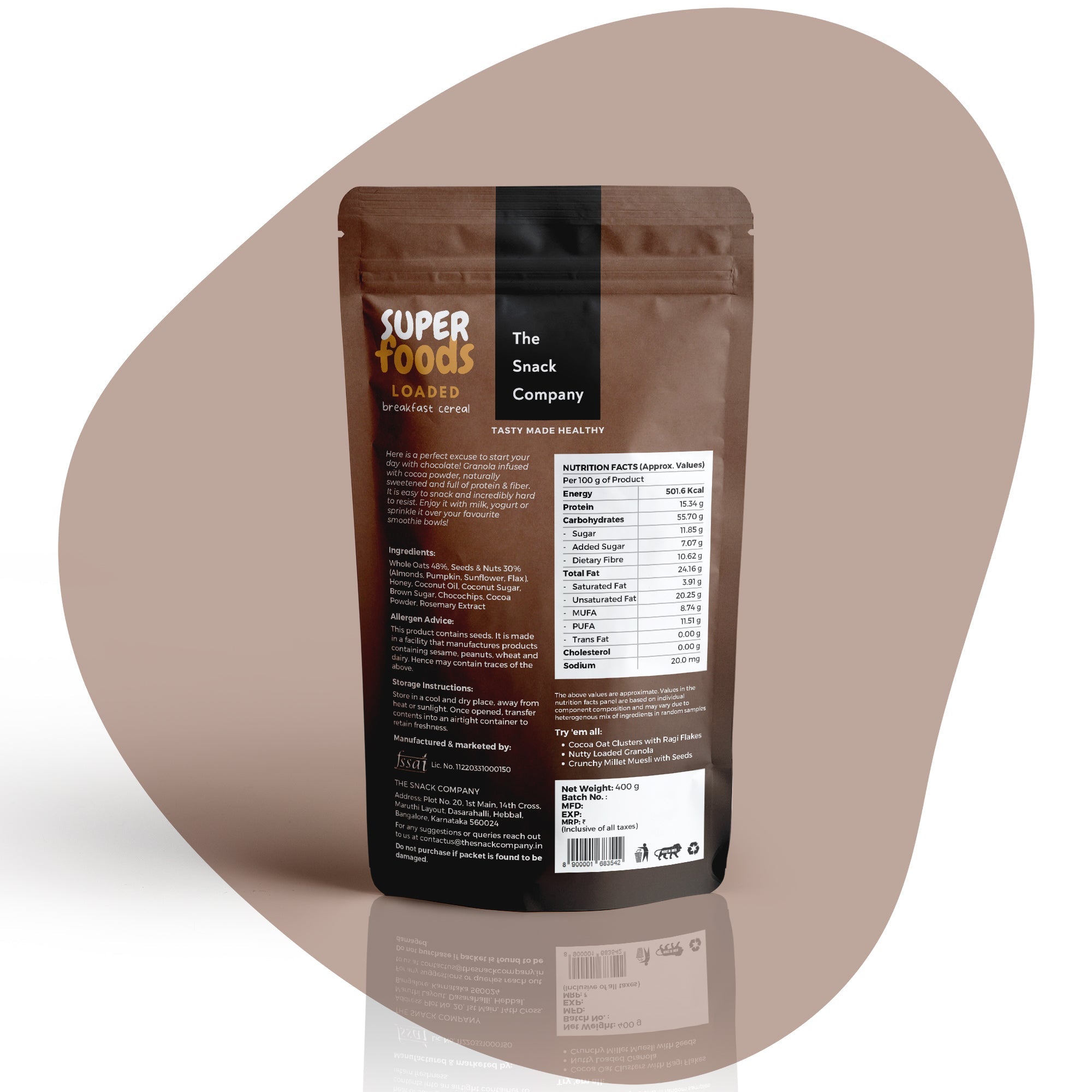 The Snack Company Dark Chocolate Granola