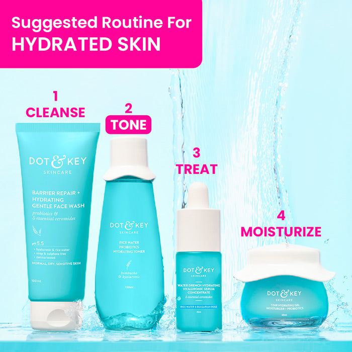 Dot & Key Blueberry Hydrate Barrier Repair Rice Water Toner - 150ml