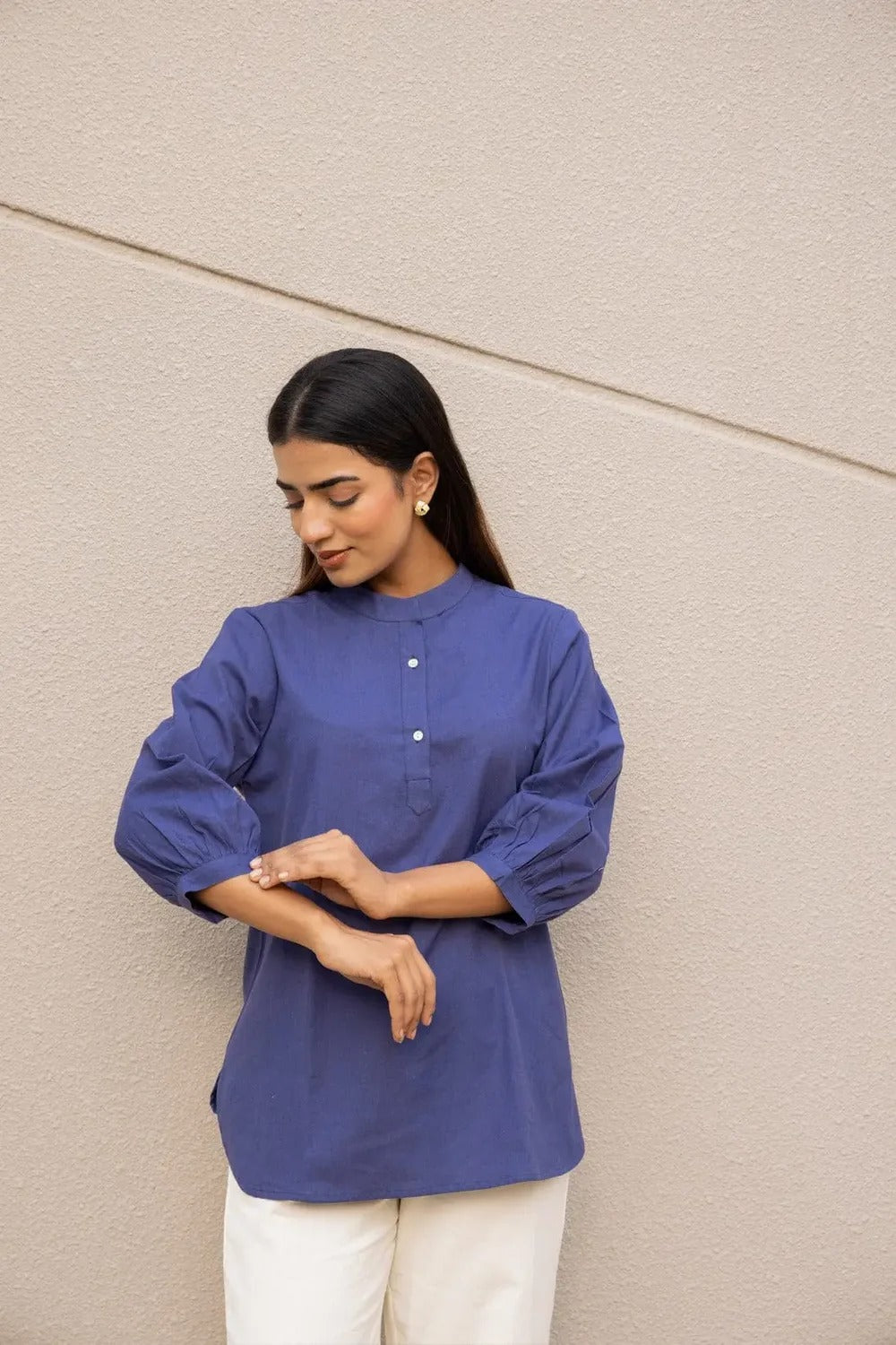 Sugnaa Short Kurta - Royal Blue