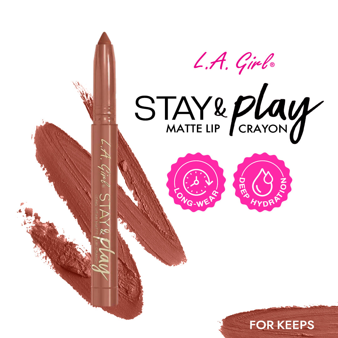 L.A. Girl Stay & Play Matte Lip Crayon