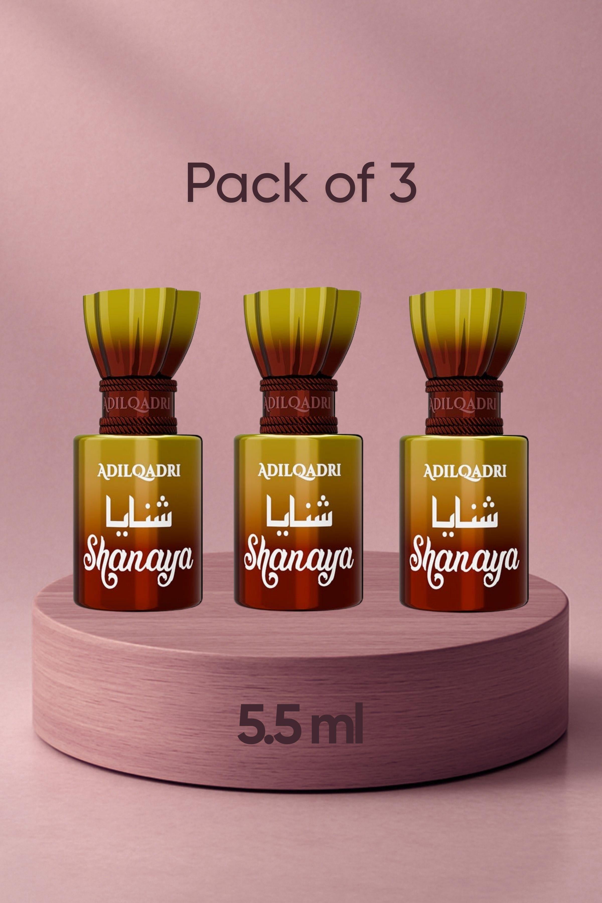 AdilQadri Shanaya Luxury Attar Perfume - Pack of 3 (5.5ml)