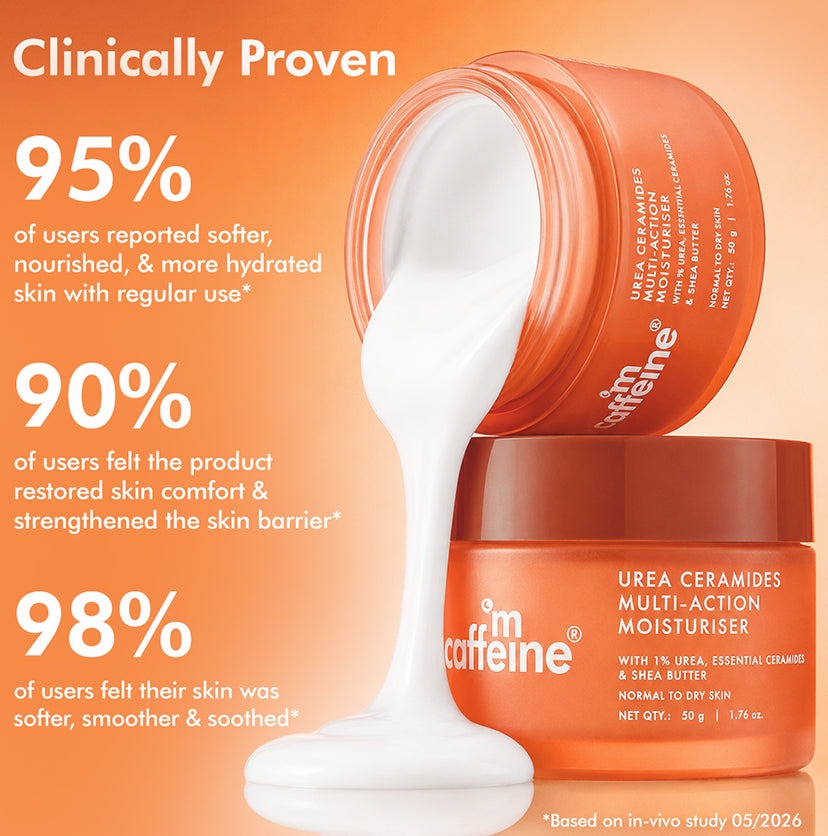mCaffeine Multi-Action Moisturiser with Urea & Ceramides - 50g