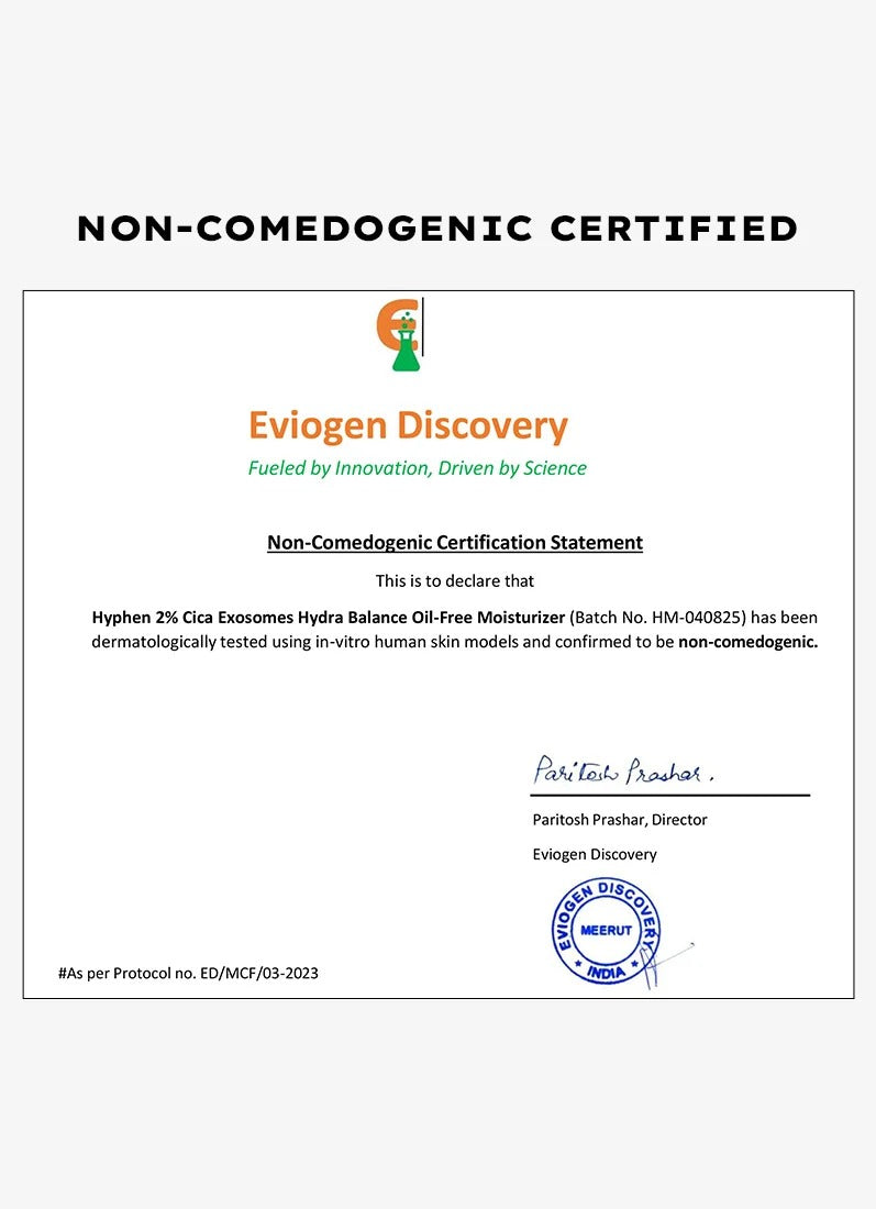 Hyphen 2% cica exosomes oil-free moisturizer - 100ml