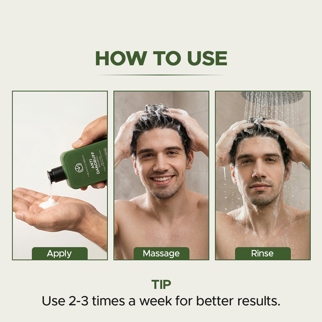 The Man Company Anti-Dandruff Shampoo for Men - 100ml