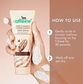 mCaffeine Pore Clear Coffee Cookie Face Scrub - 100gm