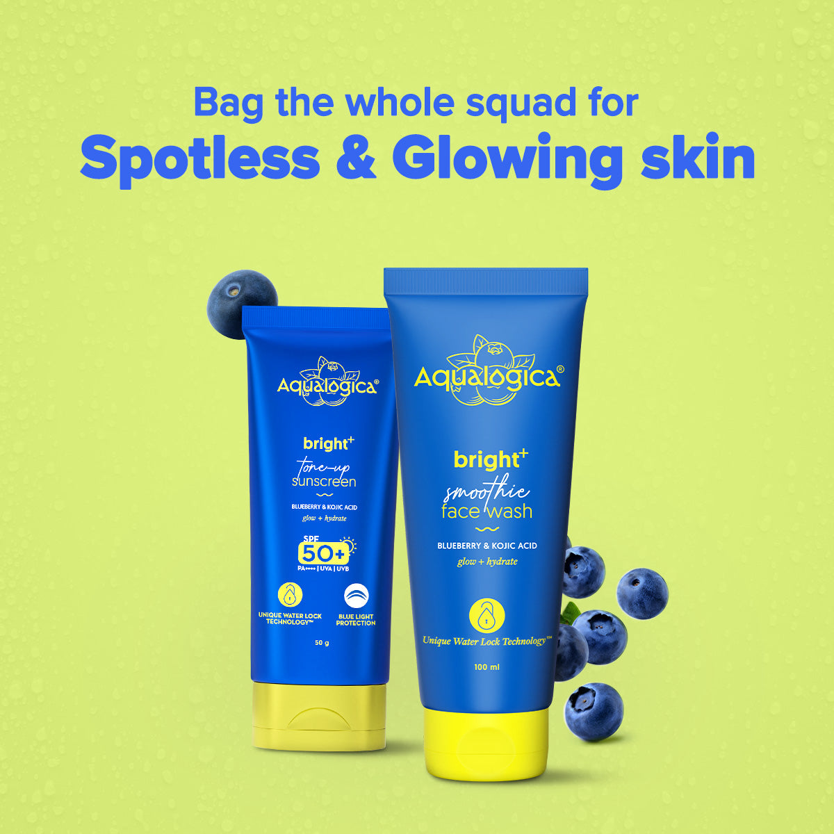 Aqualogica Bright+ Tone Up Sunscreen - 50g