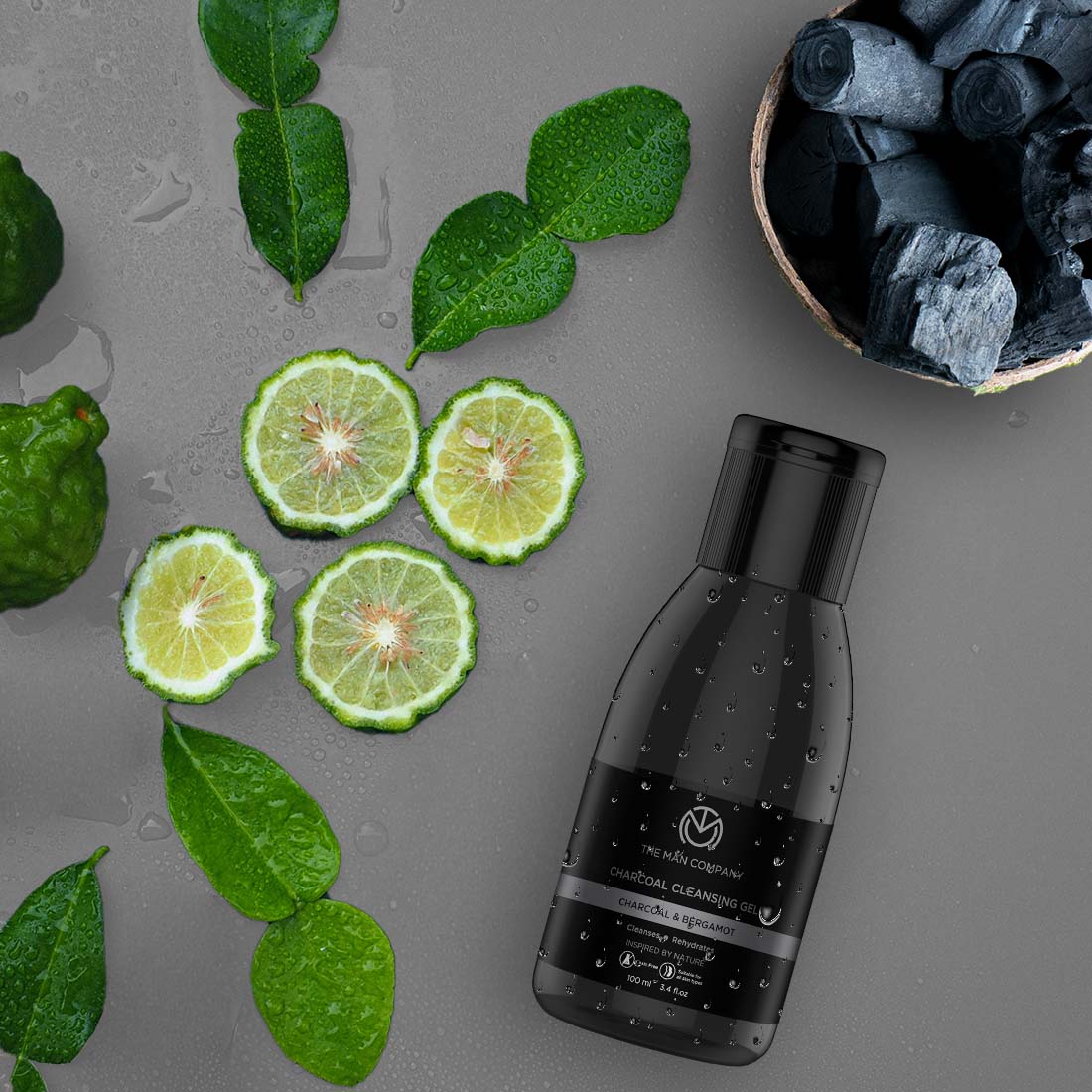 The Man Company Charcoal Cleansing Gel - 100 ml