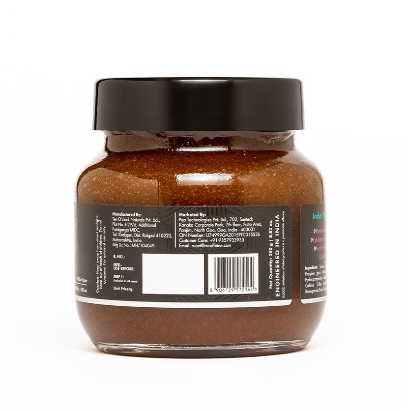 mCaffeine Coffee Sugar Body Scrub With Pomegranate - 250g