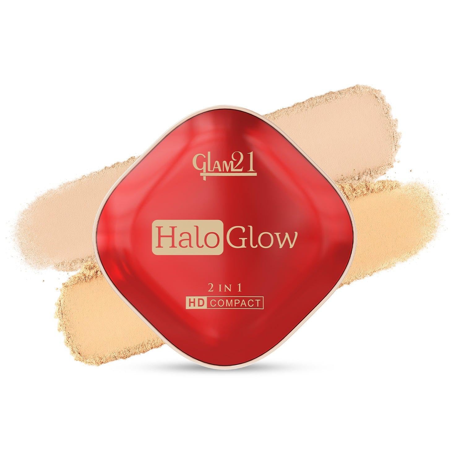 Glam21 Honey - Halo Glow 2 In 1 Hd Compact