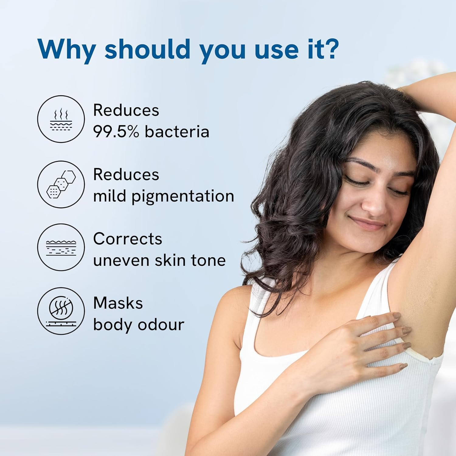 Be Bodywise 4% AHA BHA Underarm Roll On - 50 mL - No Fragrance