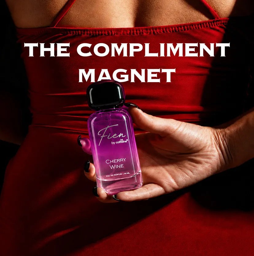 mCaffeine Cherry Wine Perfume for Women - 50 ml