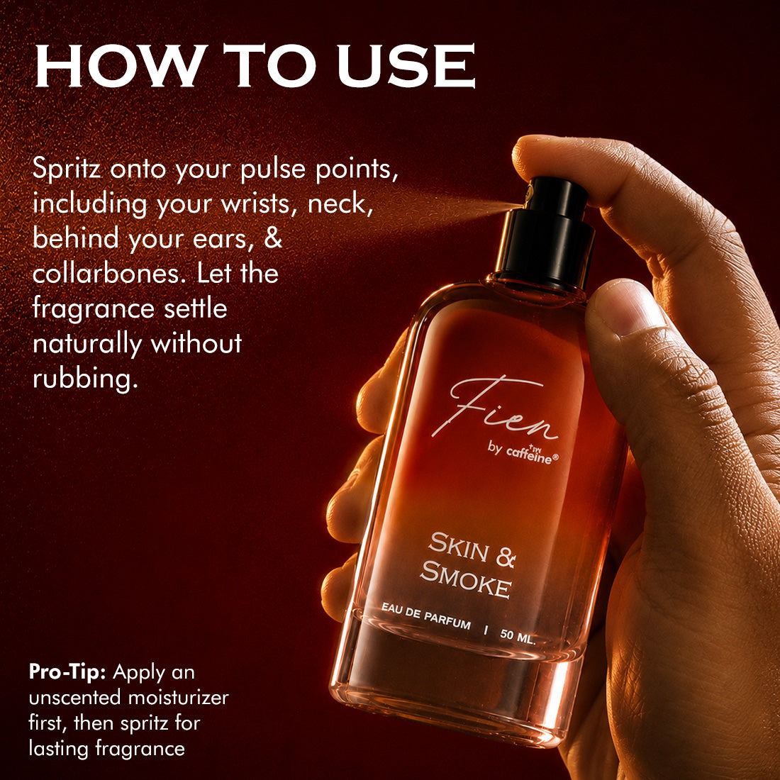 mCaffeine Skin & Smoke Unisex Perfume - 50 ml