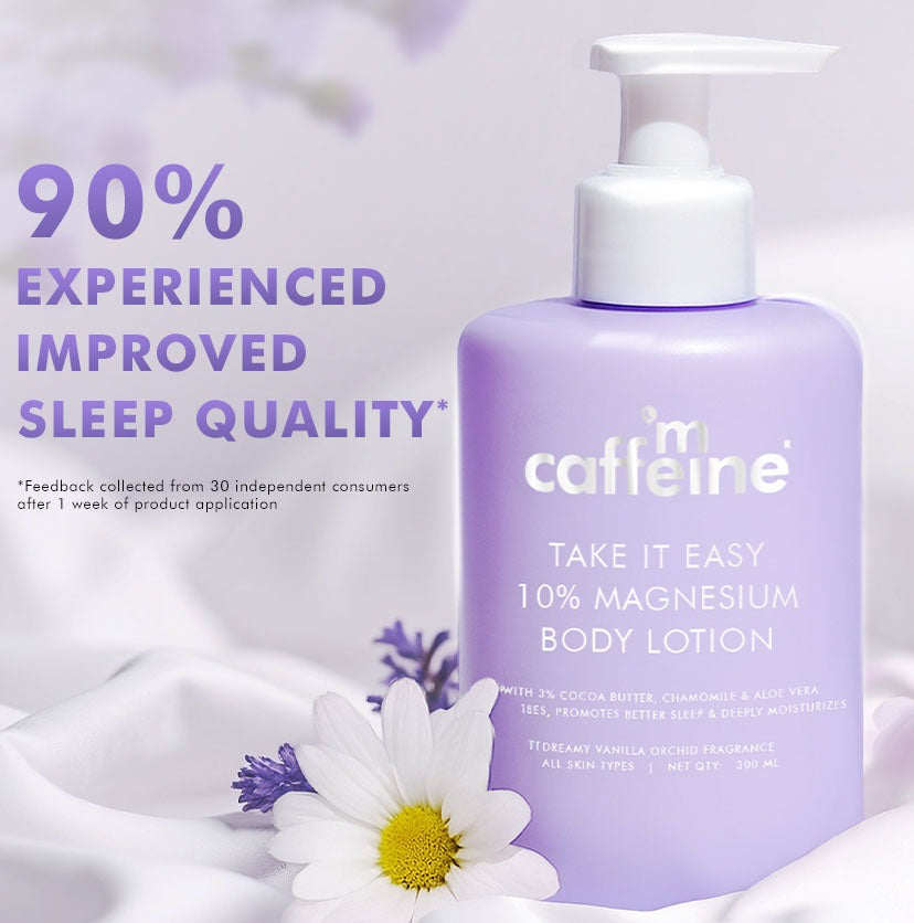 mCaffeine Take It Easy 10% Magnesium Body Lotion